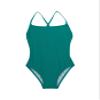 Gottex Baby Girl's Kids Toddler and Little Rib Texture Green One Piece Swimsuit UV Sun Protection Bathing Suit view 1