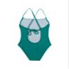 Gottex Baby Girl's Kids Toddler and Little Rib Texture Green One Piece Swimsuit UV Sun Protection Bathing Suit view 2