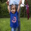 2T Royal Toddler Cute Sunflower USA Flag Star & Stripes July 4th Toddler T-Shirt view 3