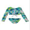 Gottex Baby Girl's Kids Toddler and Little Rainforest Blue Tropical Print One Piece Swimsuit view 2