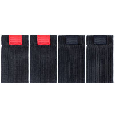 Vdaxvme 4Pcs/Pack Fishing Spool Belt Flexible Elastic Fishing Reel with Reel Protectors Belt Pulley Accessories Fishing Tackle
