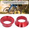 Sunicon 2Pcs Bike Headset Spacer,CNC Aluminium Alloy 15mm Taper Washer Bike Front Fork Conical Stem Spacers for Road Mountain Bike (Red) view 3