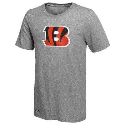 Outerstuff NFL Men's Primary Stadium Logo Short Sleeve T-Shirt, Cincinnati Bengals Grey, Large
