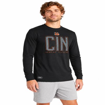 Outerstuff NFL Long Sleeve Tee, Cincinnati Bengals, Team Color, Medium