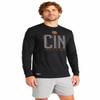 Outerstuff NFL Long Sleeve Tee, Cincinnati Bengals, Team Color, Medium view 1