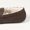 Amazon Essentials Men's Memory Foam Moccasin Slippers, Dark Brown Faux Leather, 8 view 4