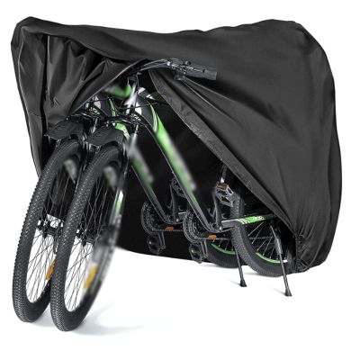 210D Oxford Outdoor Bike Storage Cover Anti-Sun Bicycle Cover with Waterproof Membrane for one or Two Bicycles