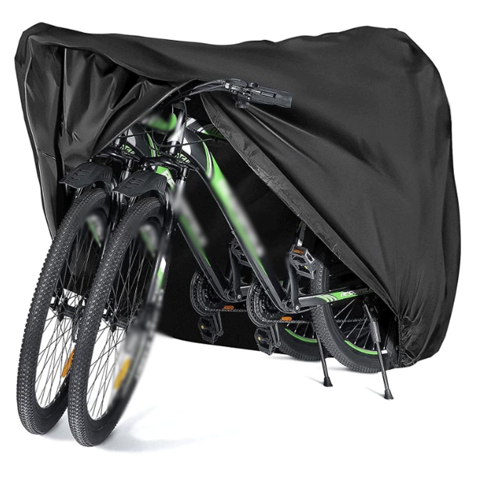 210D Oxford Outdoor Bike Storage Cover Anti-Sun Bicycle Cover with Waterproof Membrane for one or Two Bicycles