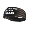 Piguncle Israel Flag Map I Stand with Israel Sports Sweatband Defense Zone: Premium Quality Headbands for Active Lifestyles view 2