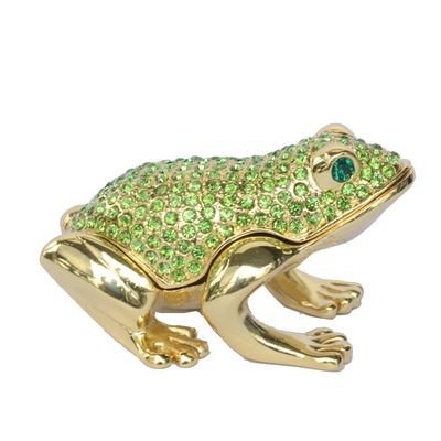 LiuliuBull Treasured Trinket Box Metal Jewelry Holder Vintage Home Decoration Tabletop