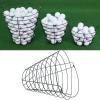 Vomeko Metal Wire Golf Ball Basket with Handle,Golf Ball Basket Metal Material,Golf Ball Storage Basket,Ball Container for Golf Course(Large) view 1