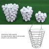 Vomeko Metal Wire Golf Ball Basket with Handle,Golf Ball Basket Metal Material,Golf Ball Storage Basket,Ball Container for Golf Course(Large) view 3