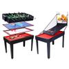 5-in-1 Multi-Game Table - Billiards, Push Hockey, Foosball, Ping Pong, and Basketball (black/red) view 2