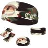 Dwrepo Sports Headbands for Men Women Sports Sweatband Merry Christmas Hairband Moisture Wicking Head Bands, Black view 1