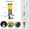 Rechargeable 18000mAh Camping Light with Stand , Telescopic Rechargeable Multifunction Lanterns 7500 Lumens LED Work Light Dimmable IPX7 Emergency Flashlight Emergency, Construction, Power Outages view 3