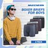Skechers Boys Underwear 4 Pack Boxer Briefs for Boys Durable Stretch Breathable Moisture Wicking view 3