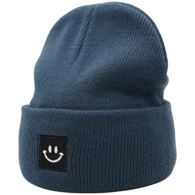55cube Baby Beanie 0-6 Months Dark Blue Green