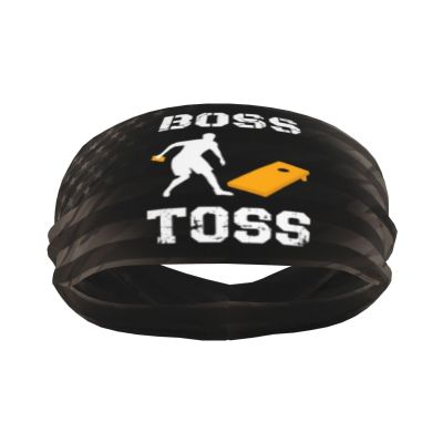 Piguncle Boss of The Toss Cornhole Sports Sweatband Defense Zone: Premium Quality Headbands for Active Lifestyles