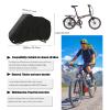 JEXUUD 210D Oxford Outdoor Bike Storage Cover Anti-Sun Bicycle Cover with Waterproof Membrane for one or Two Bicycles view 2