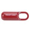 Rushbom Fingerprint Lock, AntiTheft Security USB Rechargeable Thumbprint Padlock for Luggage Case Fingerprint Lock (Red), Rushbomzf0euwvbnr-12 view 4