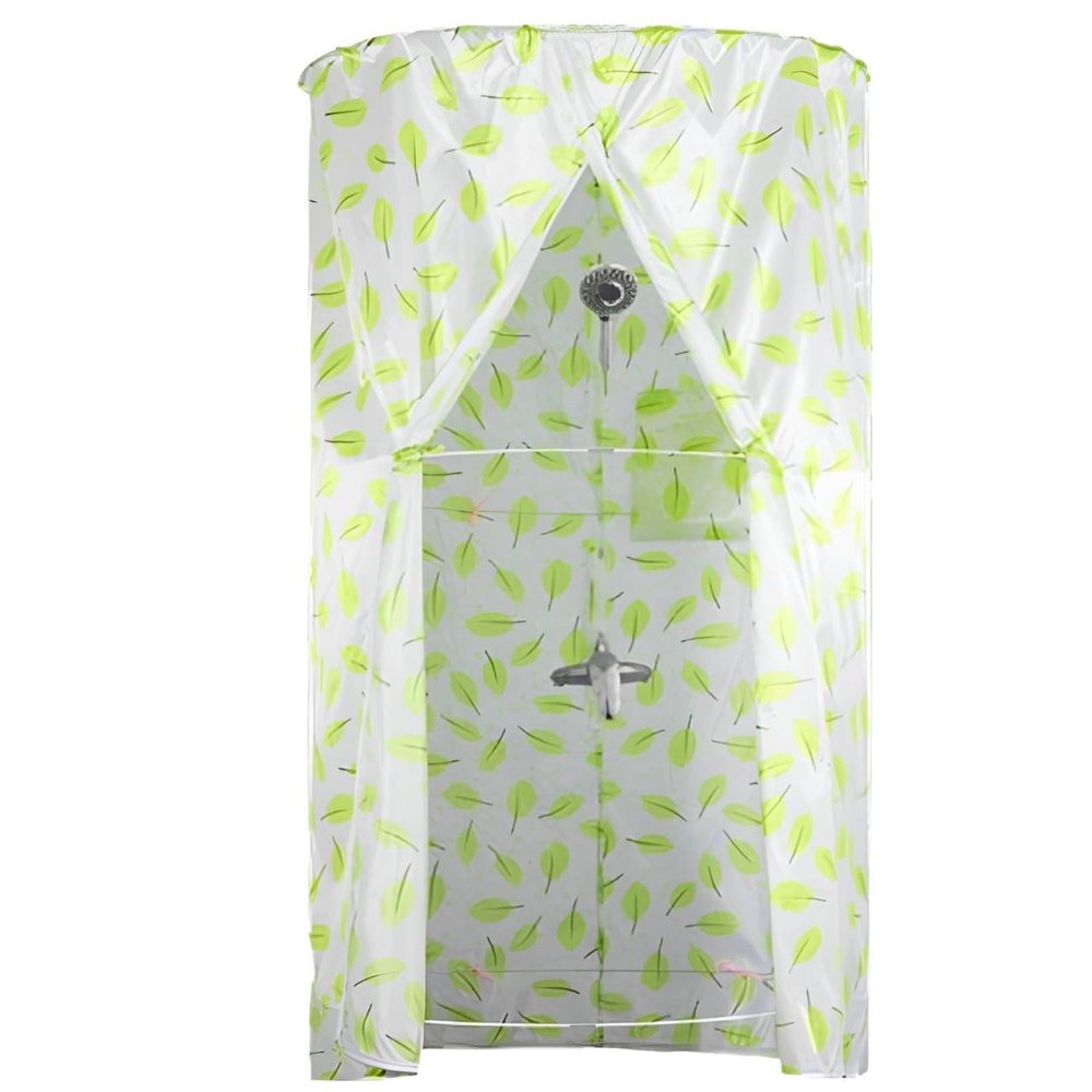 fiskenet Shower Room Outdoor Changing Room Portable Outside Shower Enclosure 80-200cm (Light Green)