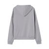 AAZJSS Women's Black & White Zip Up Hoodie & Sweater - Light Jacket & Sweatshirt, Small view 4