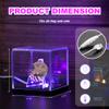 Championship Ring Display Case with Led Light, UV-Protected Clear Challenge Coin Holder, Premium Light-Up Display Box for Memorabilia, Ideal Gift for Baseball, Softball, Super Bowl, Football Ring view 3