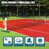 BAGAIL Portable Pickleball Net Set, 22 FT Regulation Size Pickle Ball Net with Ball Collector, Carry Bag, Easy Setup for Outdoor Indoor Driveway - White view 3