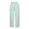 Linen Pants for Women Baggy Trousers Capri Pants Summer Floral Printed Palazzo Lounge Pants Plus Size High Waisted Straight Leg Palazzo Pants Drawstring Petite Summer Beachwear view 3