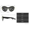 mincl Sexy Y2k Punk Cat Eye Sunglasses Women 2024 Luxury Vintage Sun Glasses For Ladies Retro Double Frame Eyewear Shades UV400 (blue) view 4