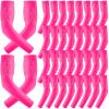 Zhehao 18 Pairs Breast Cancer Awareness Sleeves Pink Ribbon Arm Sleeves Compression Sports Cooling Arm Sleeves for Women (Pink,X-Small) view 1