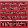 Red White Black Mens Softball Uniforms Baseball Bulk Jerseys Two Button Pullover Softball Jerseys for Adult Slowpitch Custom Team Jersey view 3