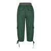 Women's Summer Cargo Pants with Pockets Women's Cargo Capris 3/4 Trousers Pockets Women's Cargo Capris Pants Loose Fit Casual Hiking Pants Lightweight Travel Summer Pants for Women view 3