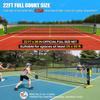 BAGAIL Portable Pickleball Net Set, 22 FT Regulation Size Pickle Ball Net with Ball Collector, Carry Bag, Easy Setup for Outdoor Indoor Driveway - Yellow view 2