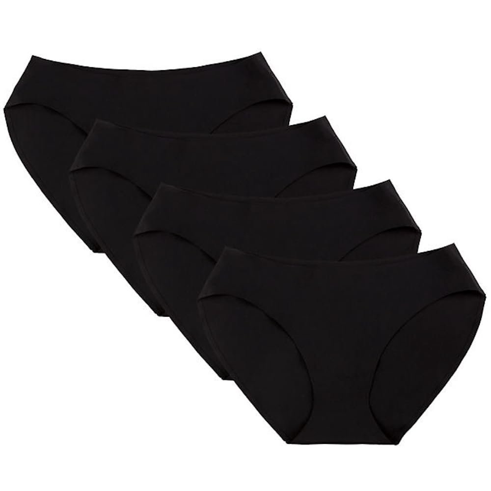 Member's Mark Ladies Hipsters 4-Pack (Size X-Large, Black/Black)