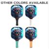 KUAVETO Carbon Fiber Pickleball Paddles Set, All The DIY Fun You can Have with Sugar Skull-BN586 Pattern Custom Made Honeycomb Polymer Core- Includes 2 Paddles, 4 Balls, and a Carry Bag view 2