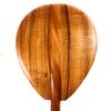 Tikimaster Premium Curly Koa Outrigger Paddle 50 inch with T-Handle - Made in Hawaii | #koa7323 view 1