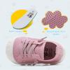 AILYLAKP Toddler Baby Girls Boys Shoes Toddler Walking Sneakers Kids Barefoot Slip on Tennis Infant Shoes Lightweight Breathable for First Babies Pink view 3
