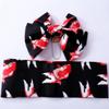 CAMDOM Japanese Kimono Belt Pre Tied Bow Sakura Obi Belt Sash Yukata Waistband Waist Flower view 2