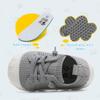 AILYLAKP Toddler Baby Girls Boys Shoes Toddler Walking Sneakers Kids Barefoot Slip on Tennis Infant Shoes Lightweight Breathable for First Babies Lightgrey view 3