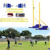 Volleyball Poles with Net for Backyard,Portable Outdoor Volleyball/Badminton Net Set 20 ft Long, Indoor Heavy Duty Volleyball Net Set with Storage Bag,Adjustable Height for Men Women Adult Youth view 1