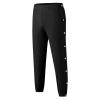 Mens Tear Away Pants Split Side Button Open Down Sweatpants Loose Fit Post Surgery Pant with Pockets (Black a, L) view 3