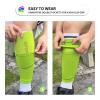 ATHCISE Kids Youth Soccer Shin Guards with Sleeves, Slip in Shinguards Soccer Shin Pads for 3-15 Years Old Boys Girls Child Teens view 2