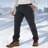 Pioneer Camp Men's Snow Ski Pants Waterproof Fleece Lined Outdoor Softshell Insulated Cargo Hiking Winter Pants Snowboard view 3