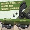 WARRIORLAND Kydex IWB Holster Fits Sig Sauer P365/ P365X/ P365 SAS, Inside Waistband Concealed Carry, Optic Ready w/Claw, Adj Cant, Right Hand, OD Green view 3