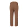 Generic Deals of The Day Today Only Women's Linen Summer Linen Capri Pants Flowy Wide Leg Beach Pants with Pockets Linen Wide Leg Palazzo Pants for Women Casual Summer Beach Trousers, Small, 8-ginger view 4