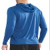 NORTHYARD Men's UPF 50+ Hoodie Shirts Long Sleeve Sun Protection Fishing Swim Beach UV SPF Rash Guard Quick Dry Lightweight RoyalBlue 2XL view 2