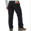 Pioneer Camp Men's Snow Ski Pants Waterproof Fleece Lined Outdoor Softshell Insulated Cargo Hiking Winter Pants Snowboard view 4