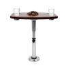DYRABREST Boat Table Leg Set, RV Boat Marine Caravan Table, 22-28'' Adjustable Height Pontoon Boat Pedestal Table, Extra-Large Removable Table - with 4 Recessed Cup Holders for Caravan RV Marine Boat view 1