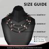 LMUWECNO Baseball Necklace for Men with Adjustable Bracelet, 10mm Rhinestone Beaded Choker 16/18/20 Inch, Strong Elastic Bling Ice Chains, Cool Softball Jewelry Gifts for Team Players Fans view 2